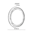 7681/ELN COLOR SN 164 Светильник пластик/сер под дер LED 76Вт 3000/4000/6000K D480 IP43 CCT MAVI WOOD