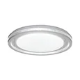 7681/ELN COLOR SN 164 Светильник пластик/сер под дер LED 76Вт 3000/4000/6000K D480 IP43 CCT MAVI WOOD