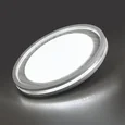 7681/ELN COLOR SN 164 Светильник пластик/сер под дер LED 76Вт 3000/4000/6000K D480 IP43 CCT MAVI WOOD