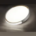 7612/ELN PALE SN 184 Светильник пластик/белый/золотистый LED 76Вт 3000/4000/6000K D490 IP43 CCT VELIO