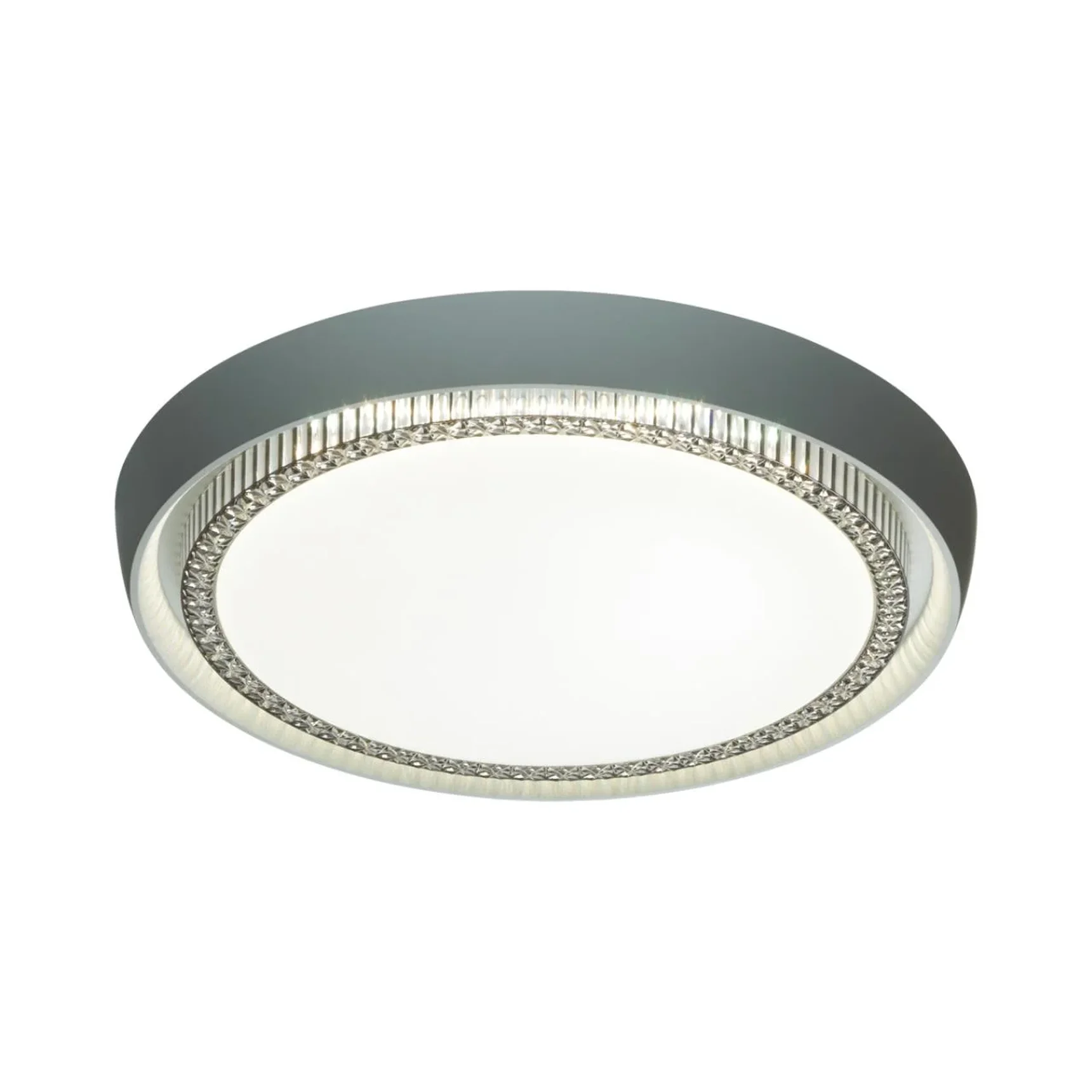 7644/ELN PALE SN 186 Светильник пластик/белый/серый LED 76Вт 3000/4000/6000К D520 IP43 CCT RAHIG