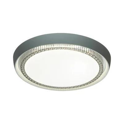 7644/ELN PALE SN 186 Светильник пластик/белый/серый LED 76Вт 3000/4000/6000К D520 IP43 CCT RAHIG