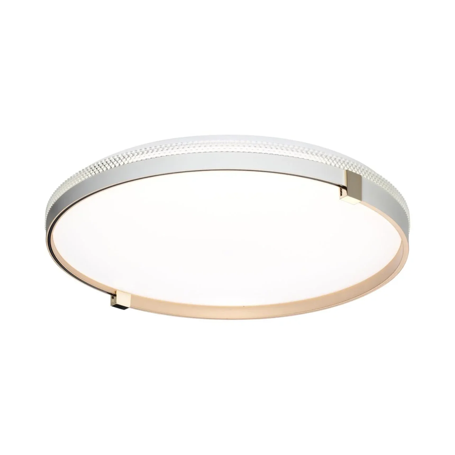7646/ELN PALE SN 189 Светильник пластик/золотой LED 76Вт 3000/4000/6000К D490 IP43 CCT OLIDI WHITE