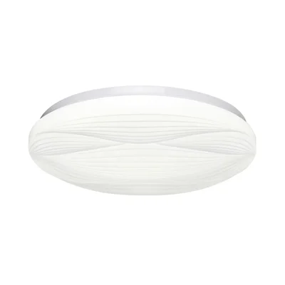 7686/ELN PALE SN 204 Светильник пластик/белый LED 76Вт 3000/4000/6000К D480 IP43 CCT HIMAR