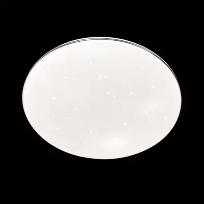 2052/CLN PALE SN 211 Светильник пластик/белый/хром LED 36Вт 4000K D360 IP43 ABASI