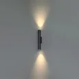 7105/6WL NATURE ODL25 683 настенный светильник металл IP54 LED 2*3W 3000K 85-265V TUBUS