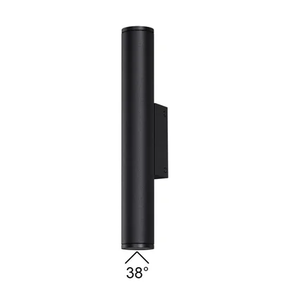7105/6WL NATURE ODL25 683 настенный светильник металл IP54 LED 2*3W 3000K 85-265V TUBUS