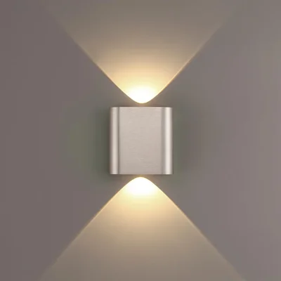 7106/2WL HIGHTECH ODL26 441 Настенный светильник светильник матовый никель/металл IP20 LED 2W 3000K 220V MAGNUM
