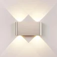7106/4WL HIGHTECH ODL26 441 Настенный светильник матовый никель/металл IP20 LED 4W 3000K 220V MAGNUM