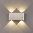 7106/4WL HIGHTECH ODL26 441 Настенный светильник матовый никель/металл IP20 LED 4W 3000K 220V MAGNUM