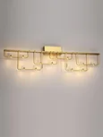 7060/12WL HIGHTECH ODL26 287 Настенный светильник нерж/сталь золото IP20 LED 12W 1080Лм 3000K 220V ZAHA