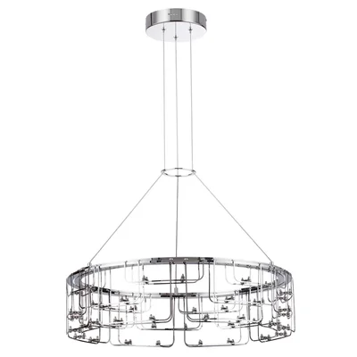 7059/44L HIGHTECH ODL26 287 Подвесной светильник нерж/сталь хром IP20 LED 44W 3960Лм 3000K 220V ZAHA