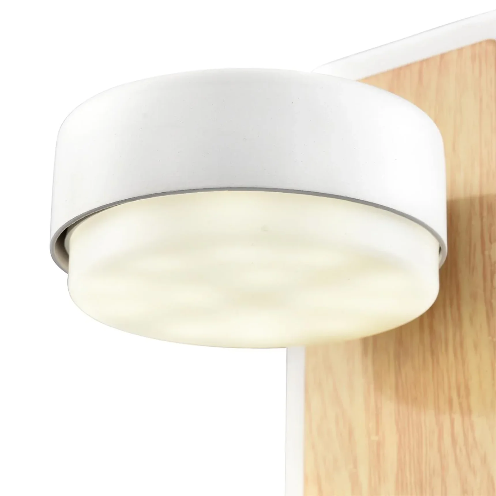 8263/1W COMFI LN26 432 металл, белый/дерево Бра GX53 LED 1*7W 220V LELAND