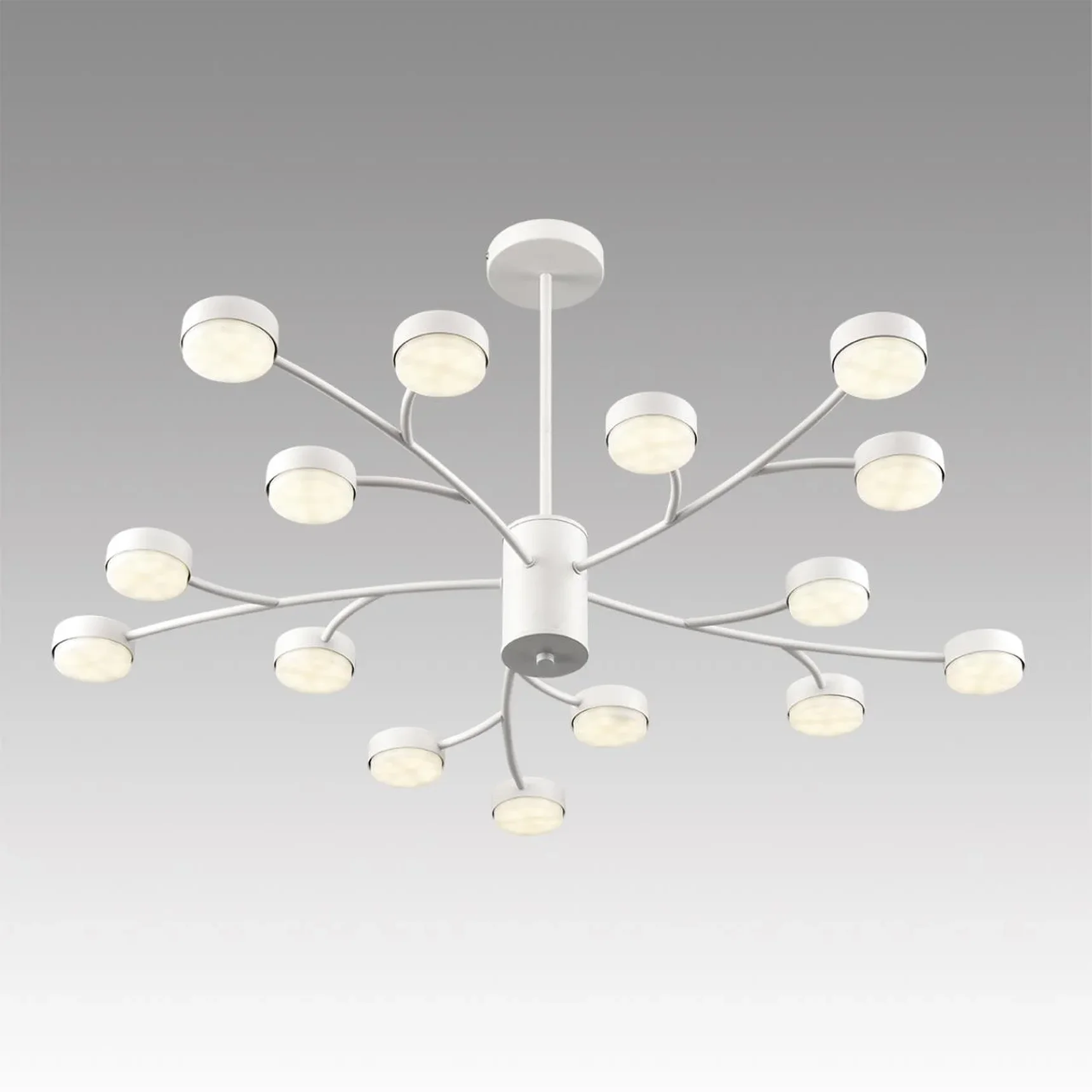 8265/15 COMFI LN26 233 металл/металл белый/белый Люстра GX53 LED 15*7W 220V TORINA