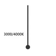 4335/12WLP HIGHTECH ODL22 275 чёрный Настенный светильник IP20 LED 12W 525Лм3000K/4000K (перекл. ч/з тумблер на драйвере) FILLINI