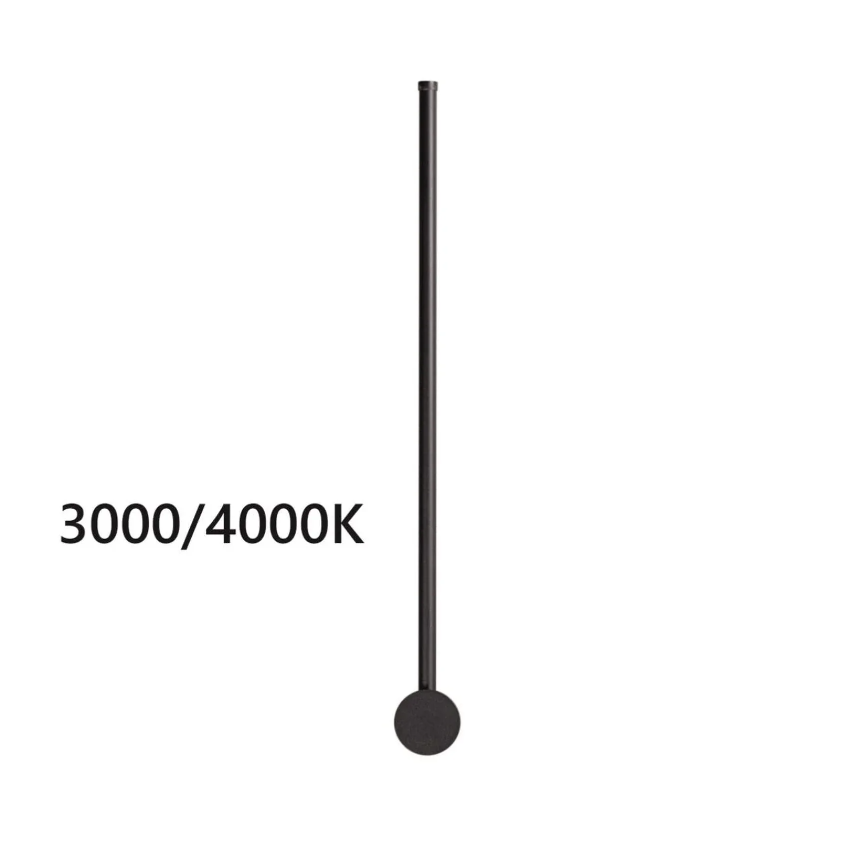 4335/12WLP HIGHTECH ODL22 275 чёрный Настенный светильник IP20 LED 12W 525Лм3000K/4000K (перекл. ч/з тумблер на драйвере) FILLINI