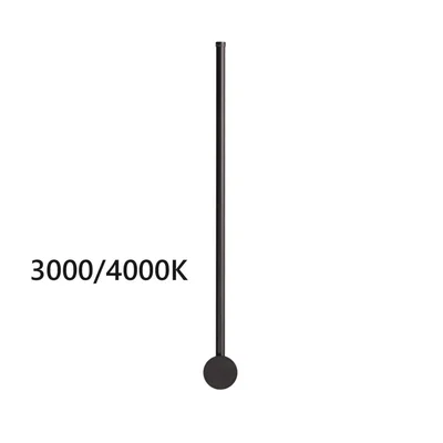 4335/12WLP HIGHTECH ODL22 275 чёрный Настенный светильник IP20 LED 12W 525Лм3000K/4000K (перекл. ч/з тумблер на драйвере) FILLINI