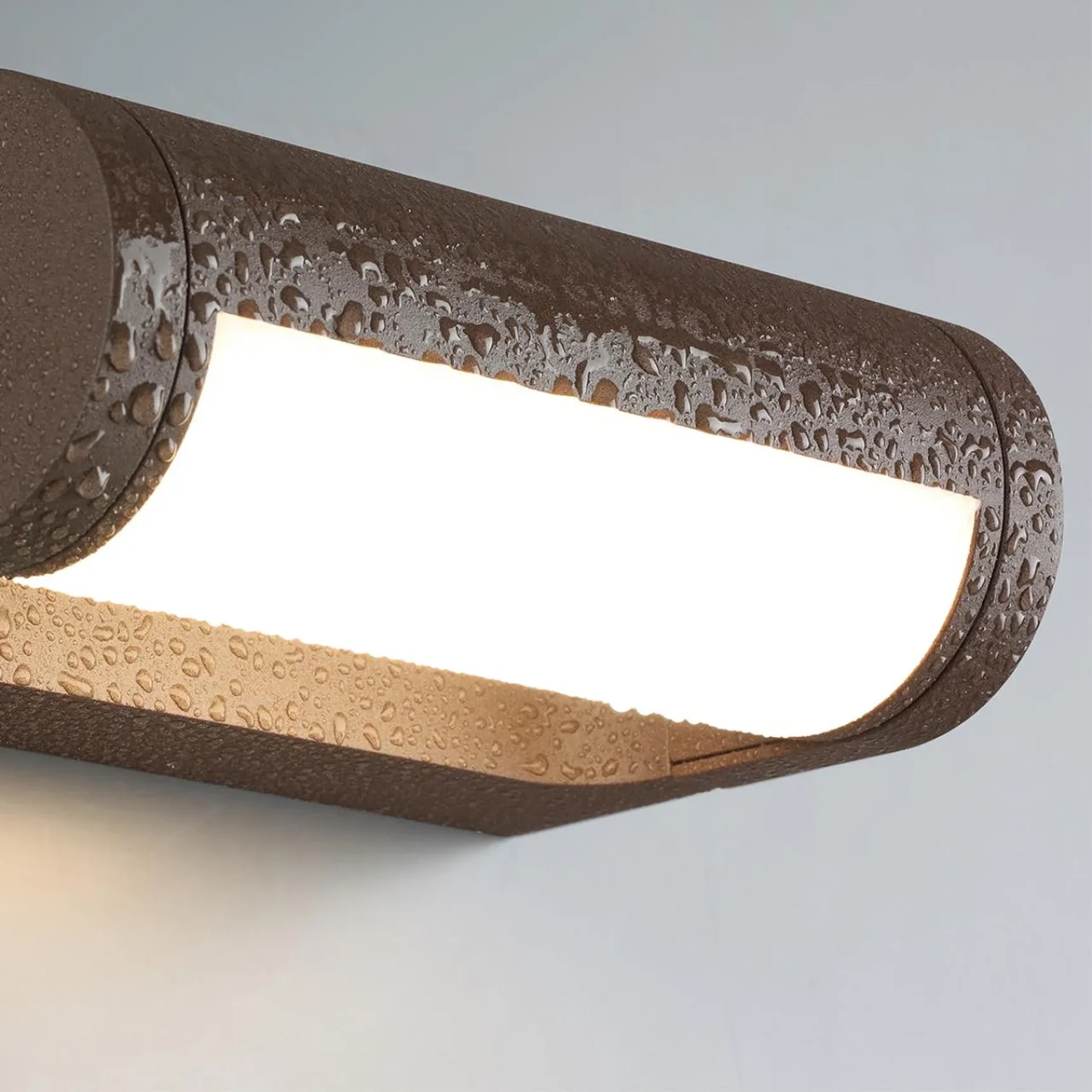 7118/12WL NATURE ODL25 667 Настенный светильник коричневый/металл IP65 LED 12W 450Лм 3000K 140° 220-240V TWINSET
