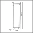 7118/12GL NATURE ODL25 667 Ландшафтный светильник коричневый/металл IP65 LED 12W 900Лм 3000K 120° 220-240V TWINSET