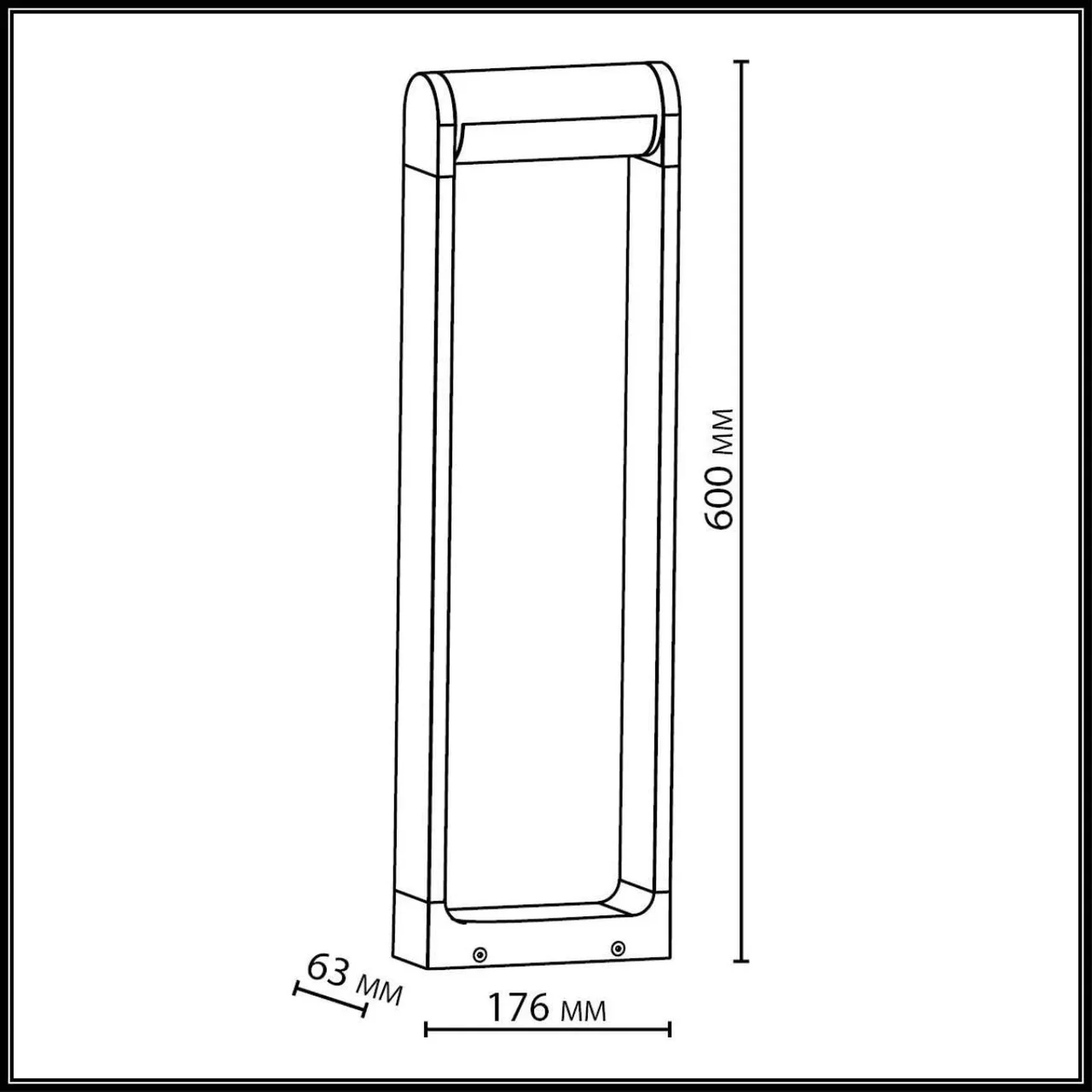 7118/12GL NATURE ODL25 667 Ландшафтный светильник коричневый/металл IP65 LED 12W 900Лм 3000K 120° 220-240V TWINSET