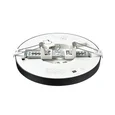 7788/12L MITRA LED SN 537 Светильник пластик/белый/черный LED 12Вт 3000/4000/6500К D170 IP44 CCT/датчик движения NEBULA BLACK