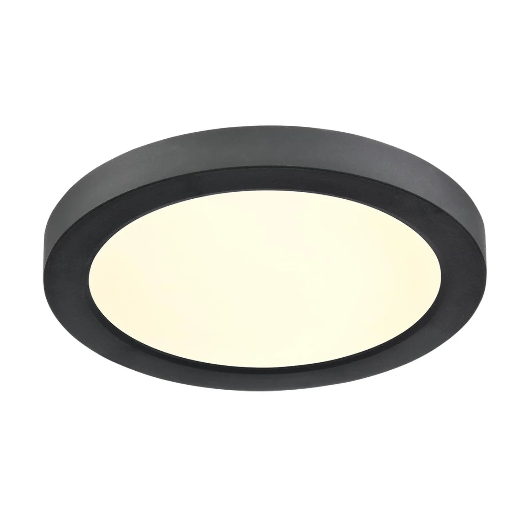 7788/12L MITRA LED SN 537 Светильник пластик/белый/черный LED 12Вт 3000/4000/6500К D170 IP44 CCT/датчик движения NEBULA BLACK