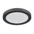 7788/12L MITRA LED SN 537 Светильник пластик/белый/черный LED 12Вт 3000/4000/6500К D170 IP44 CCT/датчик движения NEBULA BLACK