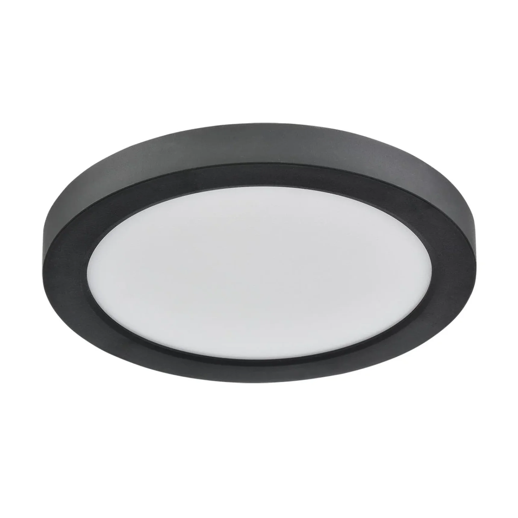 7788/12L MITRA LED SN 537 Светильник пластик/белый/черный LED 12Вт 3000/4000/6500К D170 IP44 CCT/датчик движения NEBULA BLACK