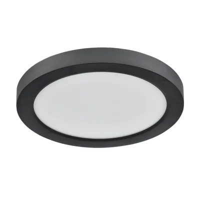 7788/12L MITRA LED SN 537 Светильник пластик/белый/черный LED 12Вт 3000/4000/6500К D170 IP44 CCT/датчик движения NEBULA BLACK
