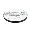 7788/18L MITRA LED SN 537 Светильник пластик/белый/черный LED 18Вт 3000/4000/6500К D225 IP44 CCT/датчик движения NEBULA BLACK