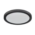 7788/18L MITRA LED SN 537 Светильник пластик/белый/черный LED 18Вт 3000/4000/6500К D225 IP44 CCT/датчик движения NEBULA BLACK