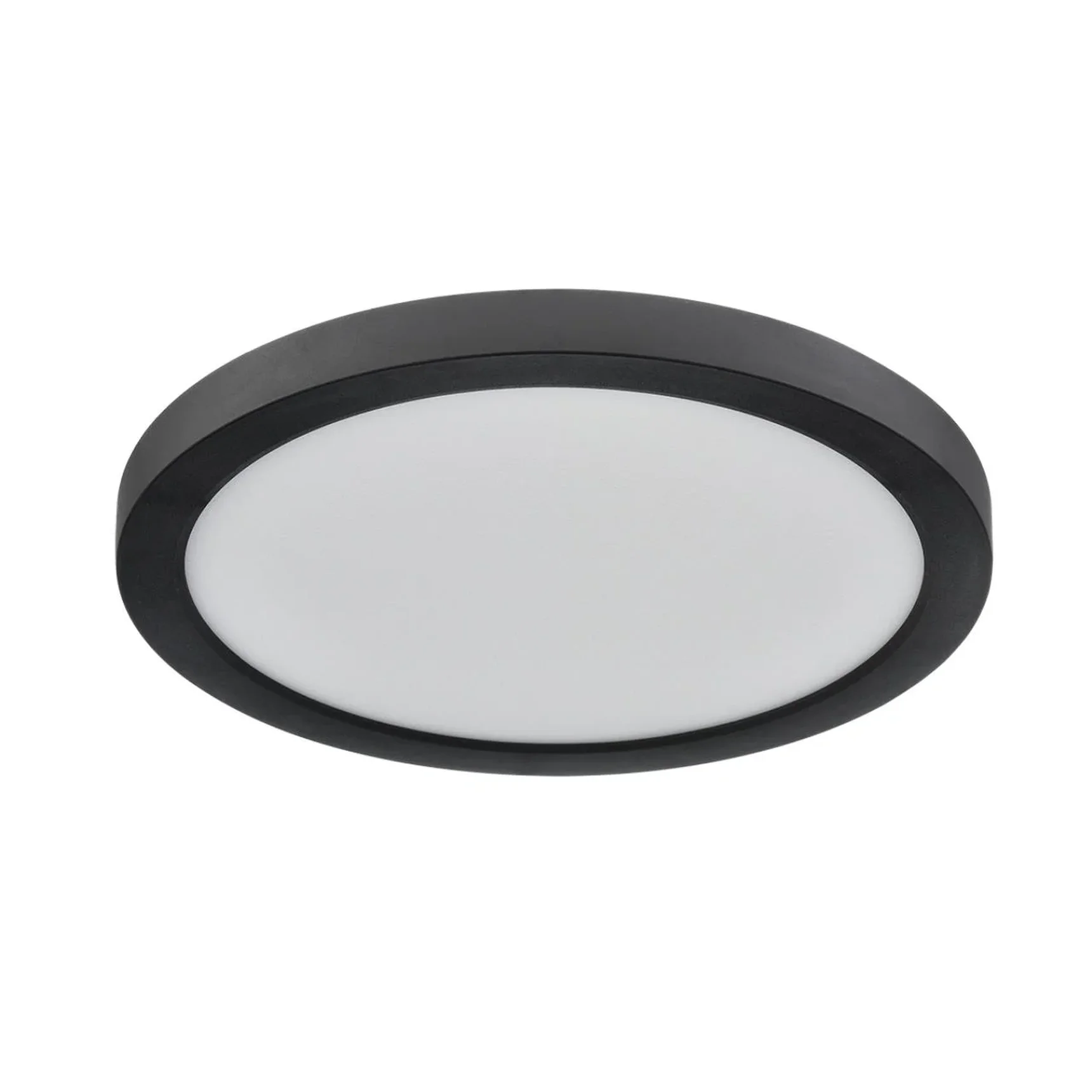 7788/18L MITRA LED SN 537 Светильник пластик/белый/черный LED 18Вт 3000/4000/6500К D225 IP44 CCT/датчик движения NEBULA BLACK