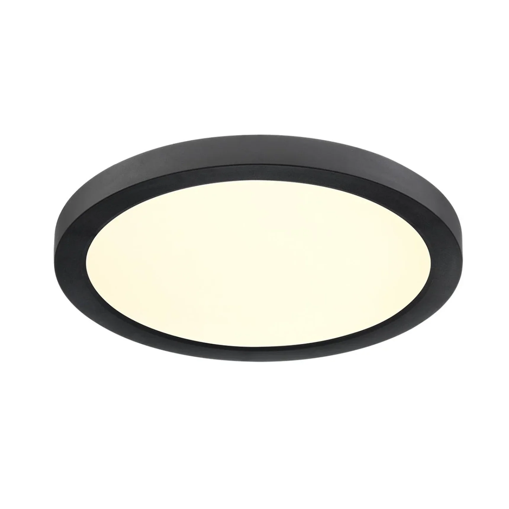 7788/18L MITRA LED SN 537 Светильник пластик/белый/черный LED 18Вт 3000/4000/6500К D225 IP44 CCT/датчик движения NEBULA BLACK