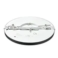 7788/24L MITRA LED SN 537 Светильник пластик/белый/черный LED 24Вт 3000/4000/6500К D300 IP44 CCT/датчик движения NEBULA BLACK