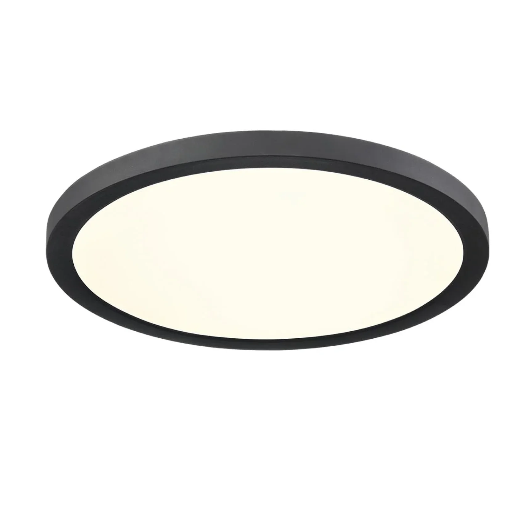 7788/24L MITRA LED SN 537 Светильник пластик/белый/черный LED 24Вт 3000/4000/6500К D300 IP44 CCT/датчик движения NEBULA BLACK