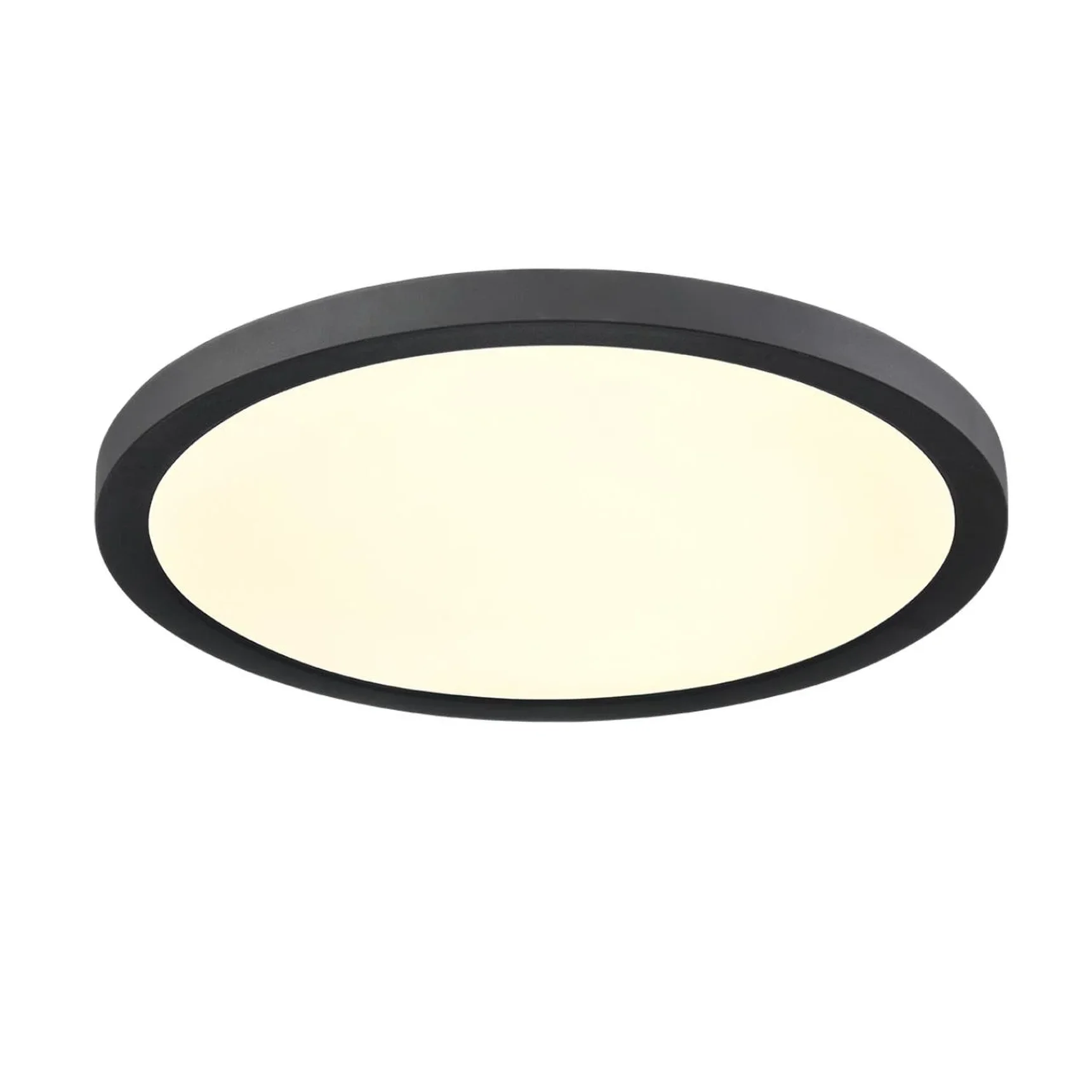 7788/24L MITRA LED SN 537 Светильник пластик/белый/черный LED 24Вт 3000/4000/6500К D300 IP44 CCT/датчик движения NEBULA BLACK