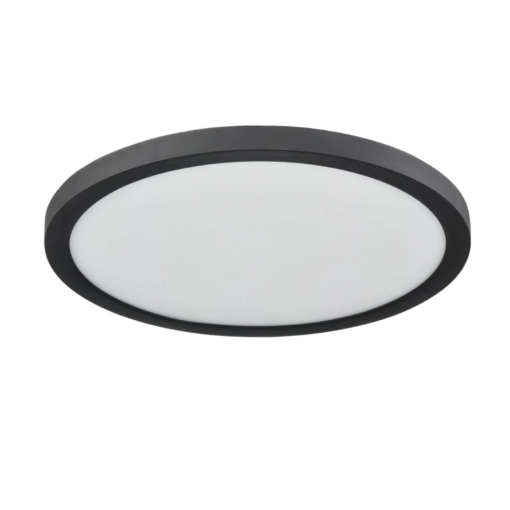 7788/24L MITRA LED SN 537 Светильник пластик/белый/черный LED 24Вт 3000/4000/6500К D300 IP44 CCT/датчик движения NEBULA BLACK