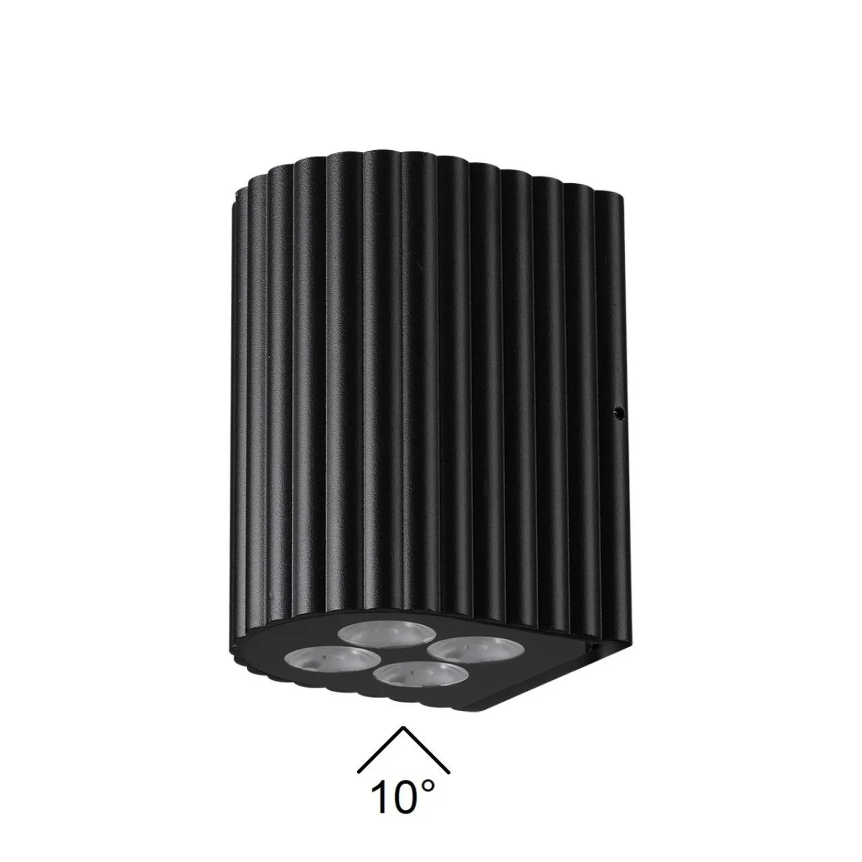7127/8WL NATURE ODL25 681 Фасадный светильник черный/металл IP54 LED 8W 10° 220-240V GLENN