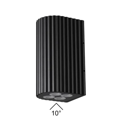 7127/14WL NATURE ODL25 681 Фасадный светильник черный/металл IP54 LED 15W 10° 220-240V GLENN