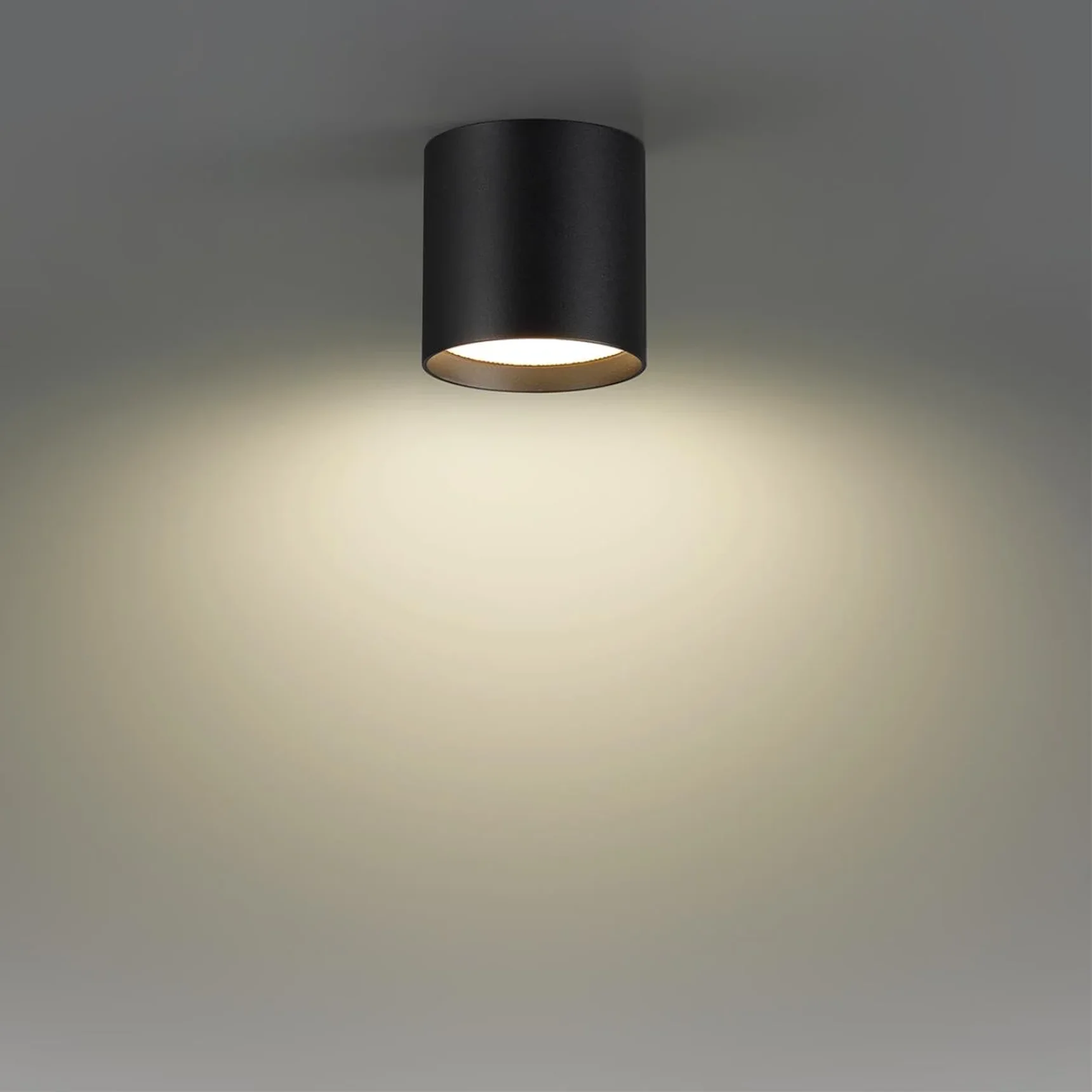 7129/8CL HIGHTECH ODL26 325 Потолочный светильник черный/металл IP20 LED 8W 480Лм 3000K/4000K/6000K 120° 220-240V OBEN