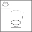 7139/12CL HIGHTECH ODL26 325 Потолочный светильник белый/металл IP20 LED 12W 840Лм 3000K/4000K/6000K 36° 220-240V BRIM