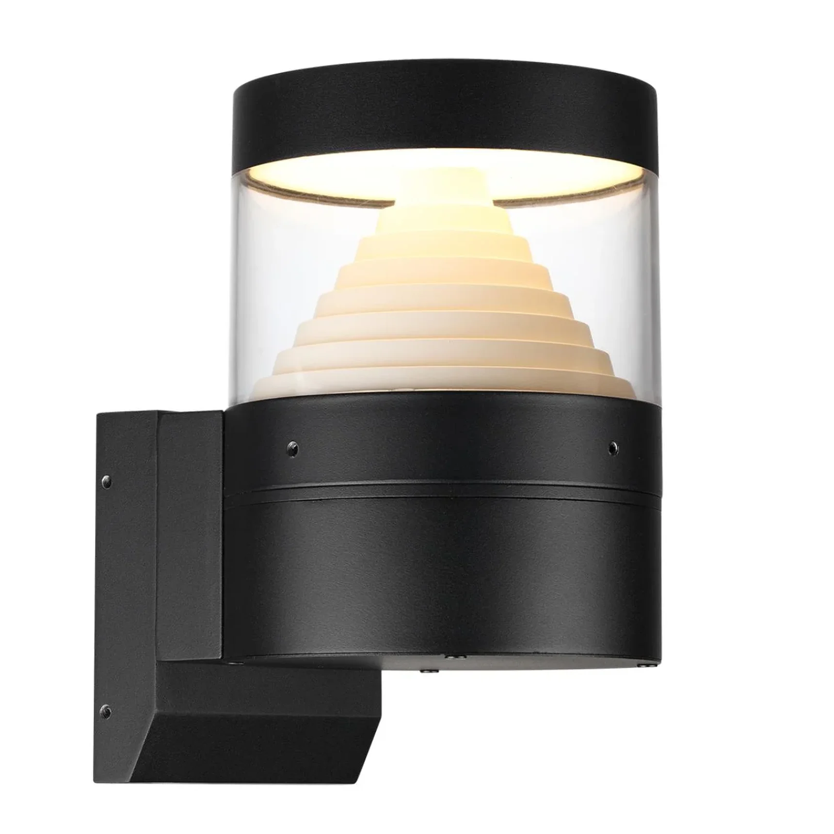 7140/20WL NATURE ODL25 669 Настенный светильник черный/металл IP54 LED 20W 652Лм 245° 3000K 85-265V HULK
