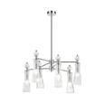 8268/6 NEOCLASSI LN26 160 хром/белый/прозрачный, металл/керамика/стекло Люстра Е14 6*40W 220V EMILY