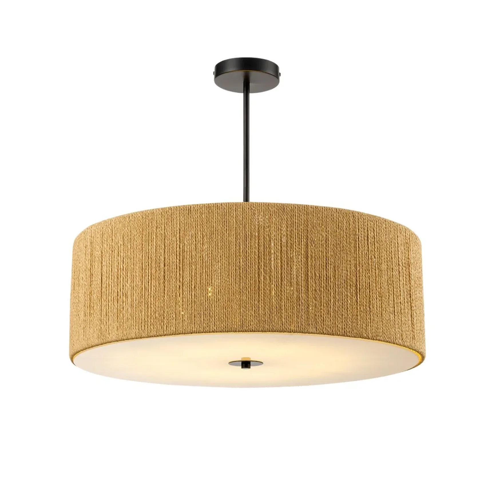 8286/7 ECO LN26 321 черный/коричневый, металл/веревка/стекло Люстра потолочная Е14 7*40W 220V SILVANA
