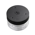 7156/6CL HIGHTECH ODL26 493 Настенно-потолочный светильник черный/прозрачный/стекло/поликарбонат IP65 LED 6W 410Лм 2200/2700/3000K 120° 220-240V RONDA