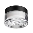 7156/6CL HIGHTECH ODL26 493 Настенно-потолочный светильник черный/прозрачный/стекло/поликарбонат IP65 LED 6W 410Лм 2200/2700/3000K 120° 220-240V RONDA