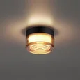 7158/6CL HIGHTECH ODL26 493 Настенно-потолочный светильник черный/янтарный/стекло/поликарбонат IP65 LED 6W 410Лм 2200/2700/3000K 120° 220-240V RONDA