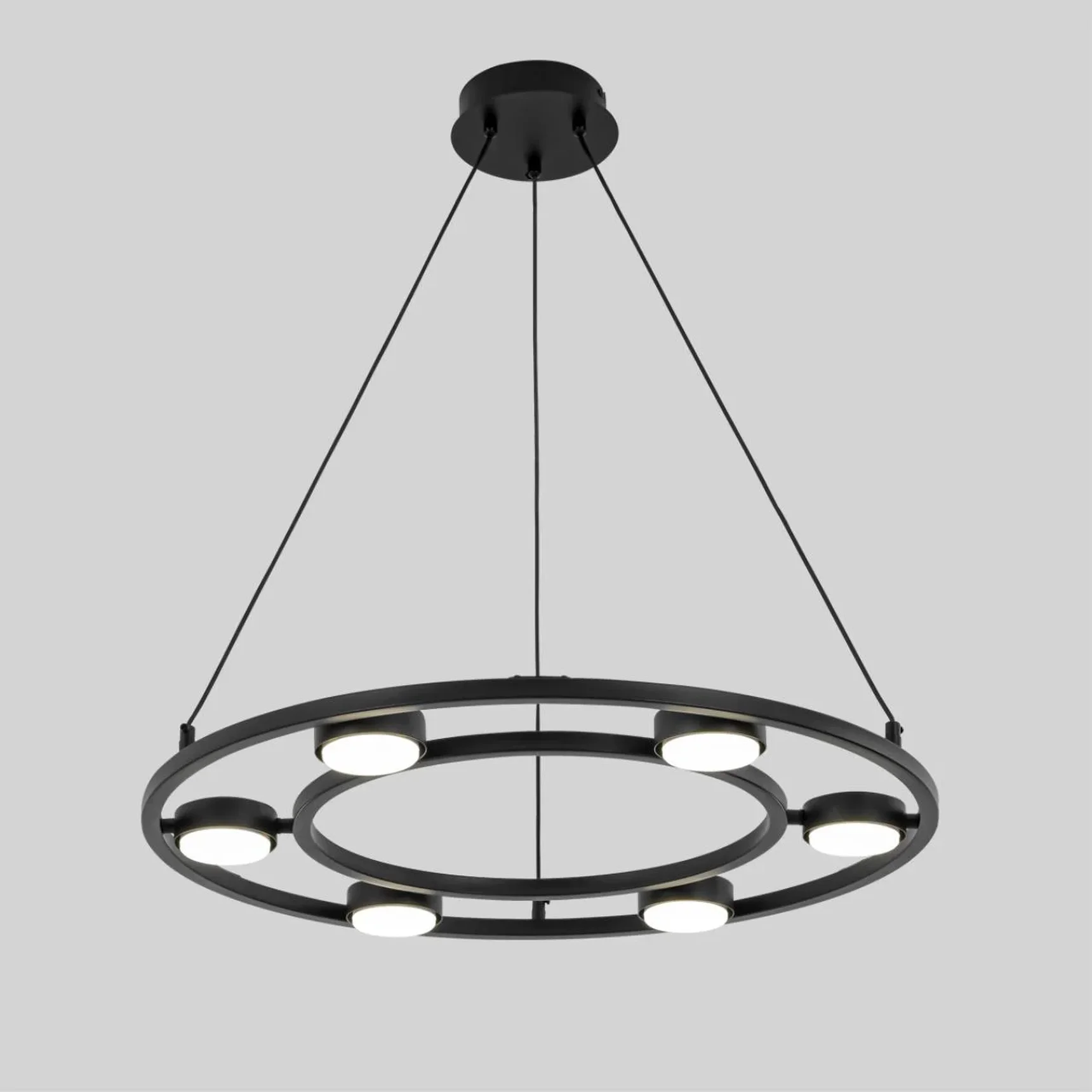8340/6 MODERNI LN26 254 черный, металл Люстра подвесная GX53 LED 6*7W 220V TORINA