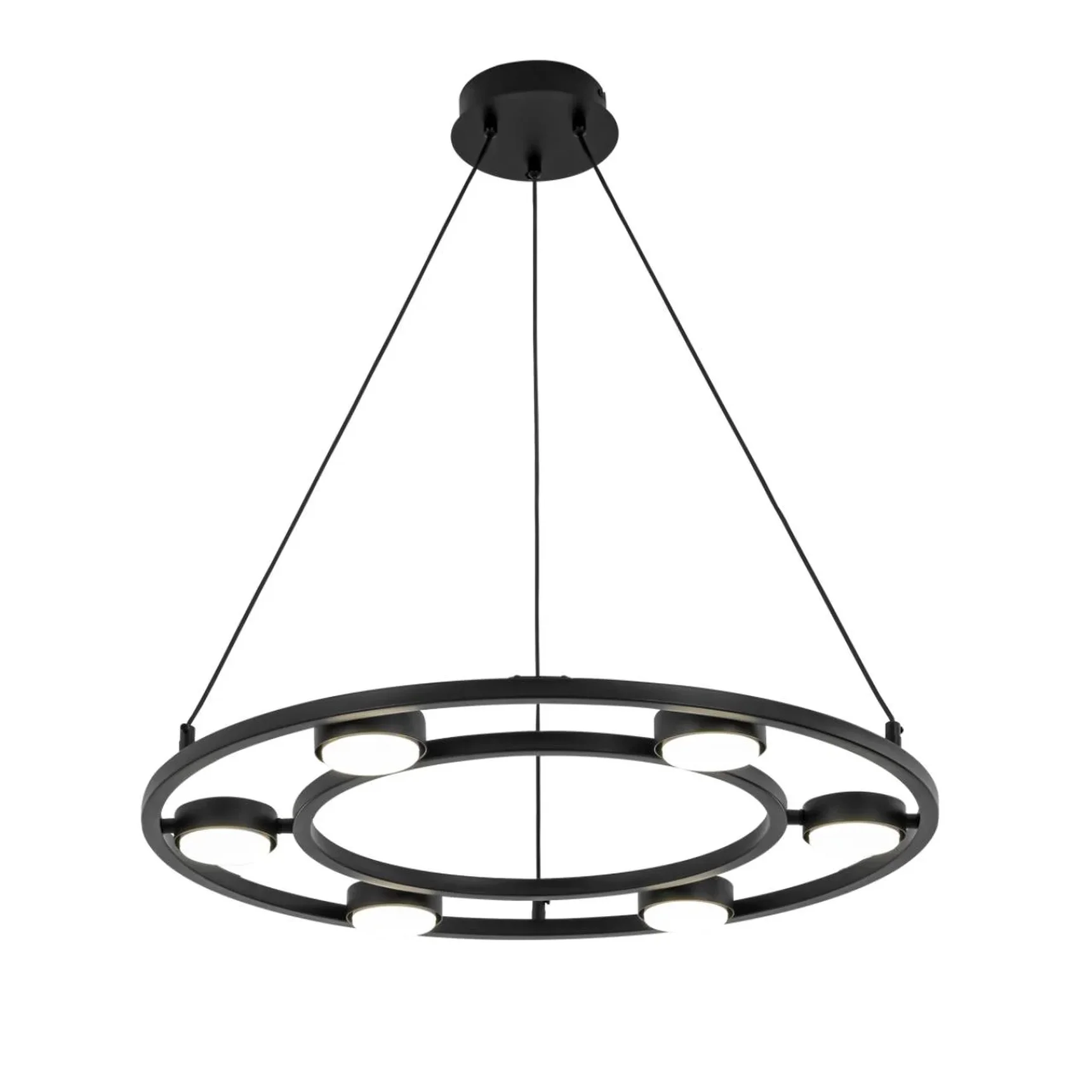8340/6 MODERNI LN26 254 черный, металл Люстра подвесная GX53 LED 6*7W 220V TORINA