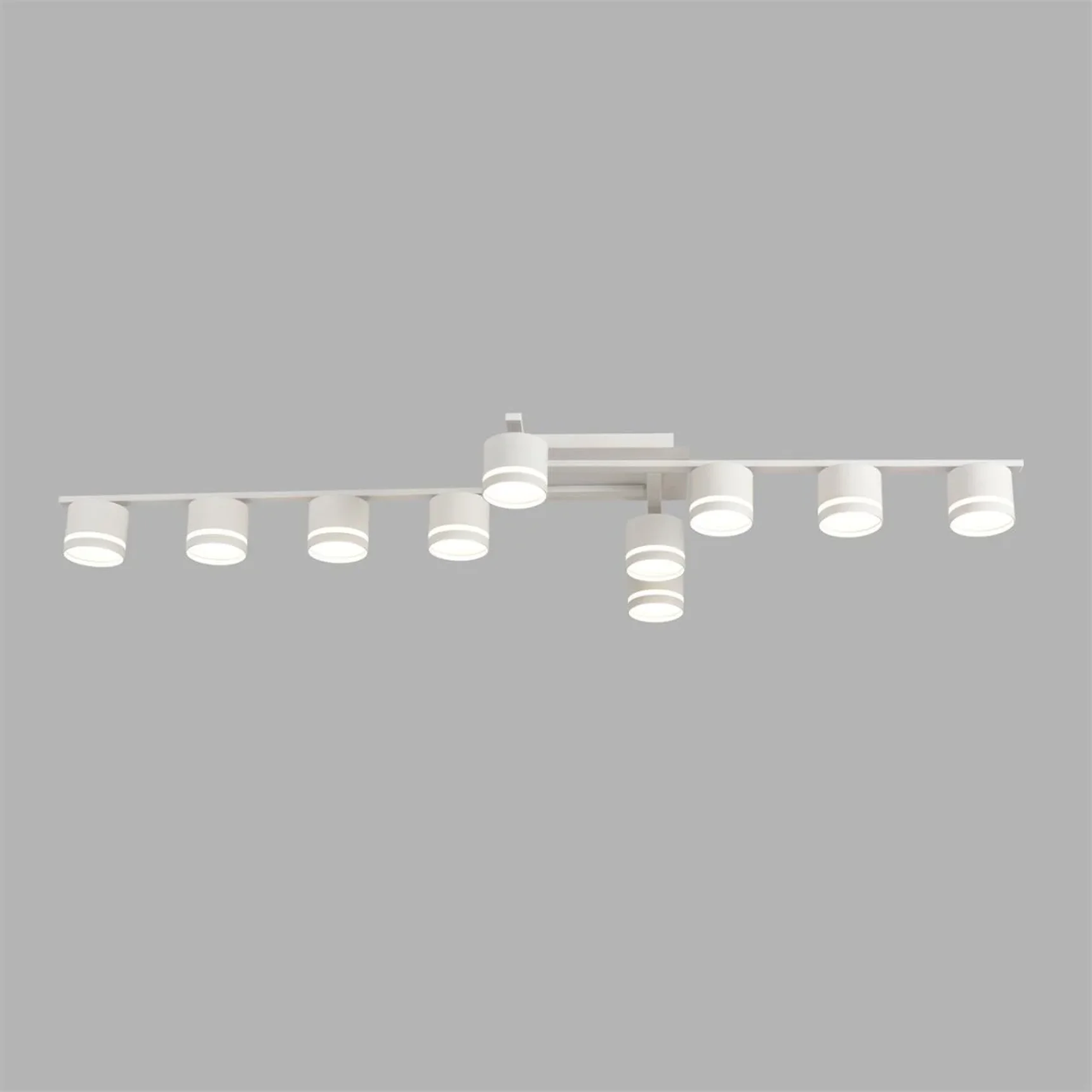 8303/10C COMFI LN26 237 белый, металл Светильник потолочный GX53 LED 10*7W 220V AGNIA